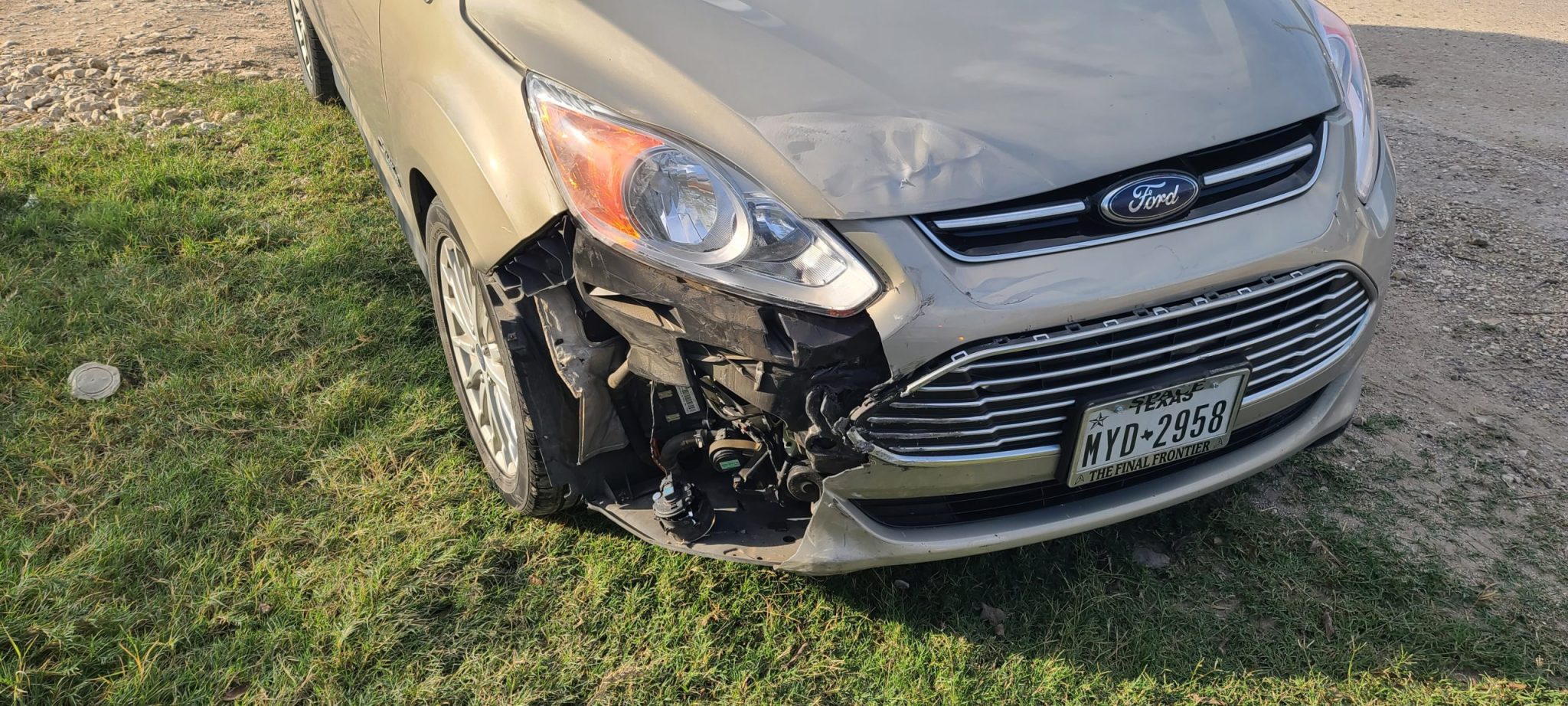 Front end collision repair