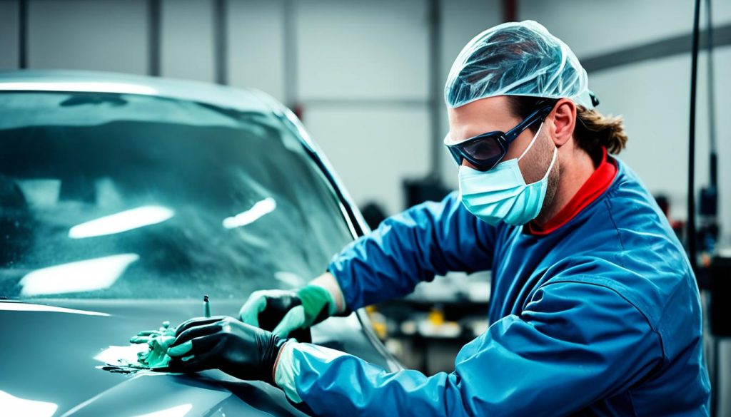 professional car paint refinishing