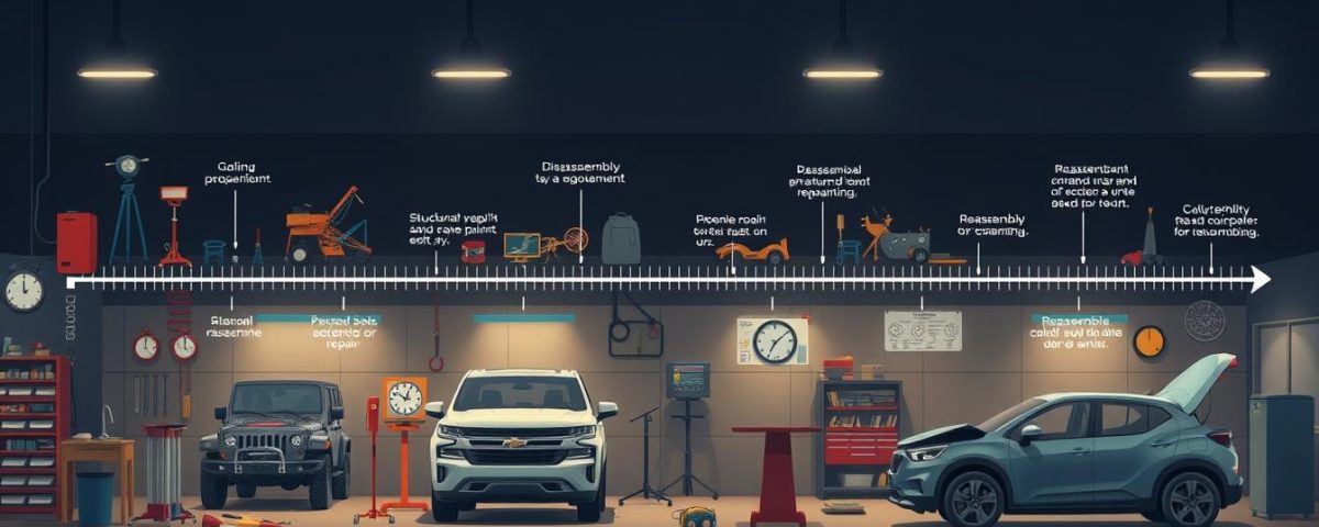 collision repair timeline