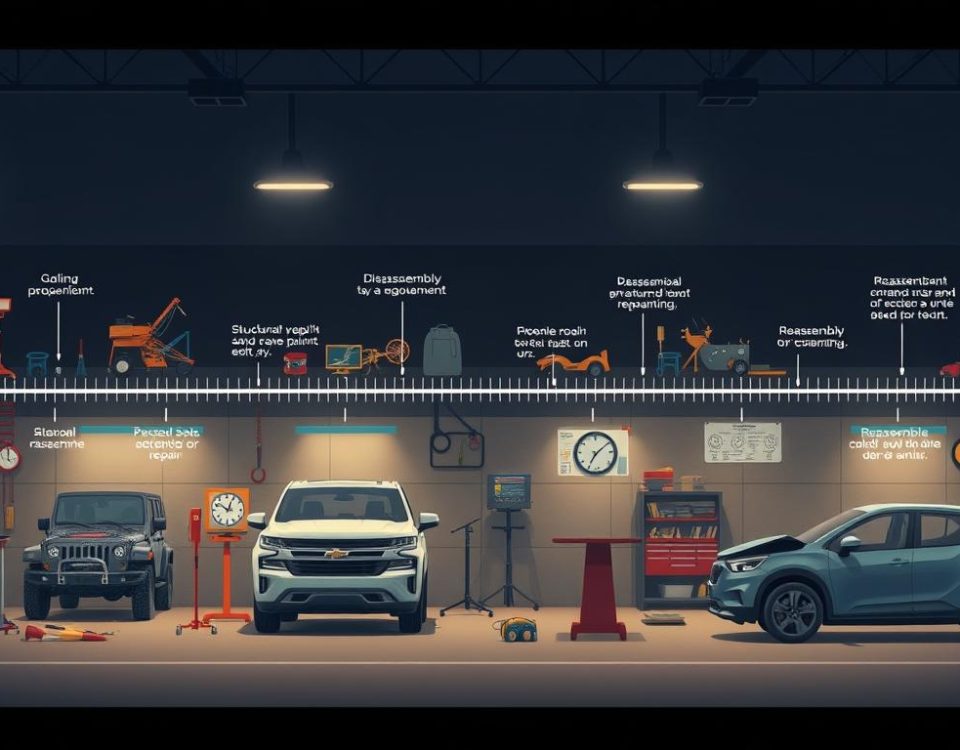 collision repair timeline