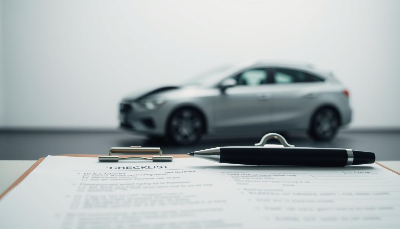 Auto accident checklist