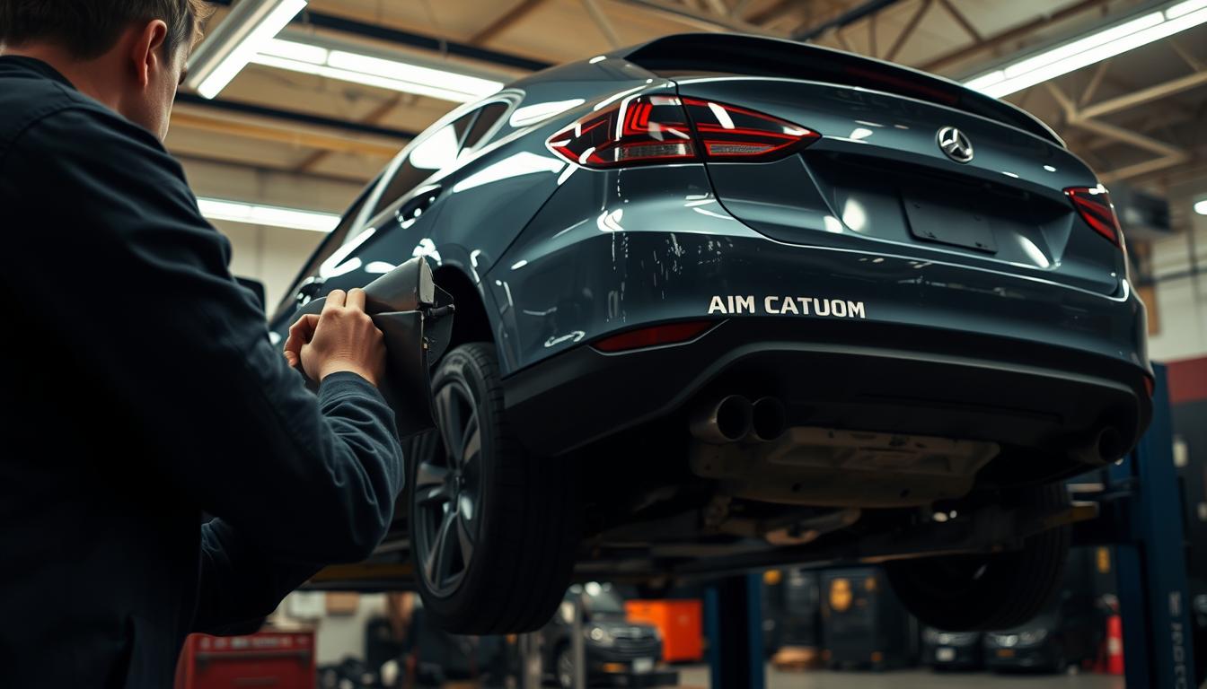 Rear-end collision repair