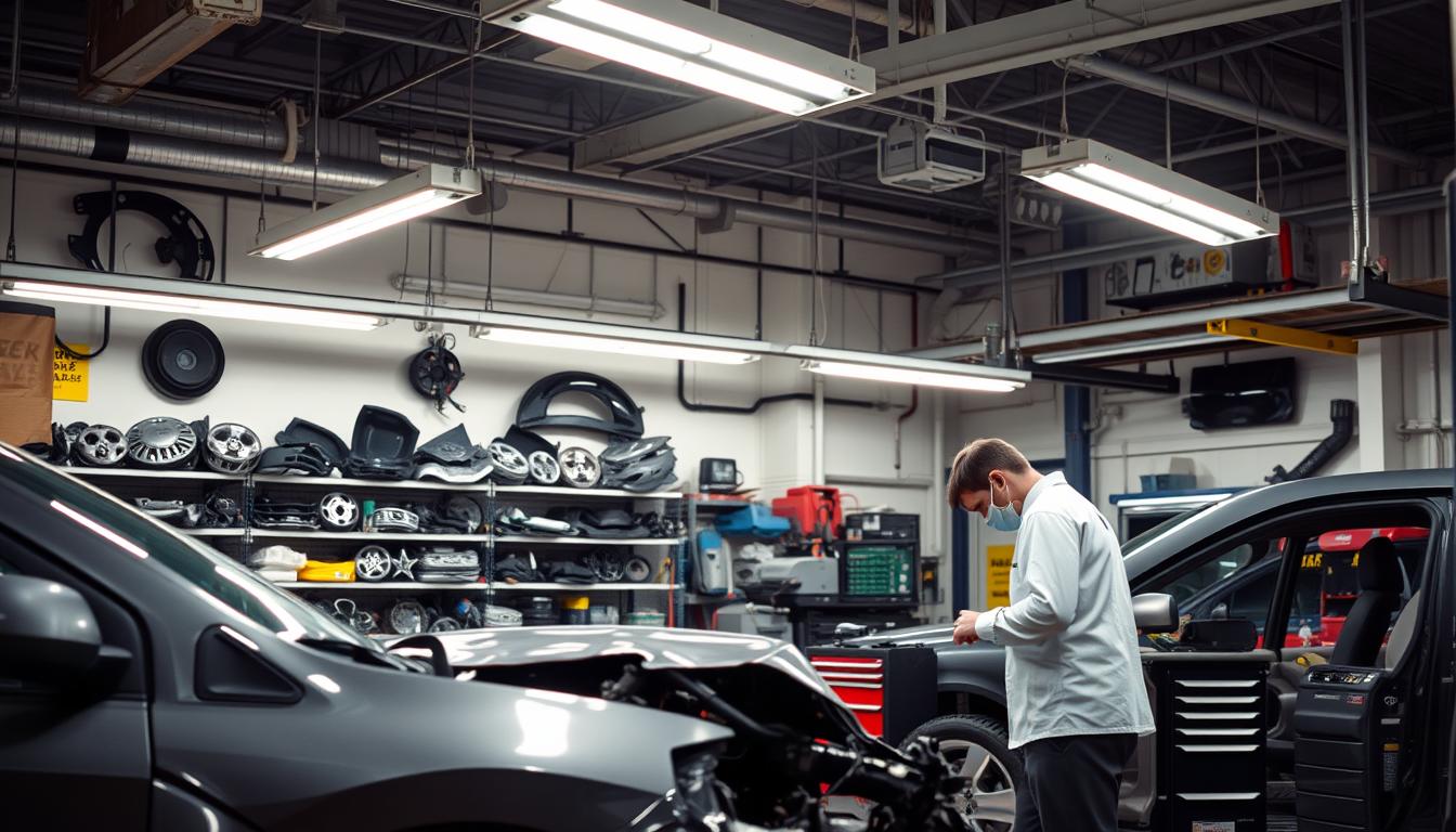 Collision damage repair cost factors