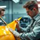 How auto body shops match paint