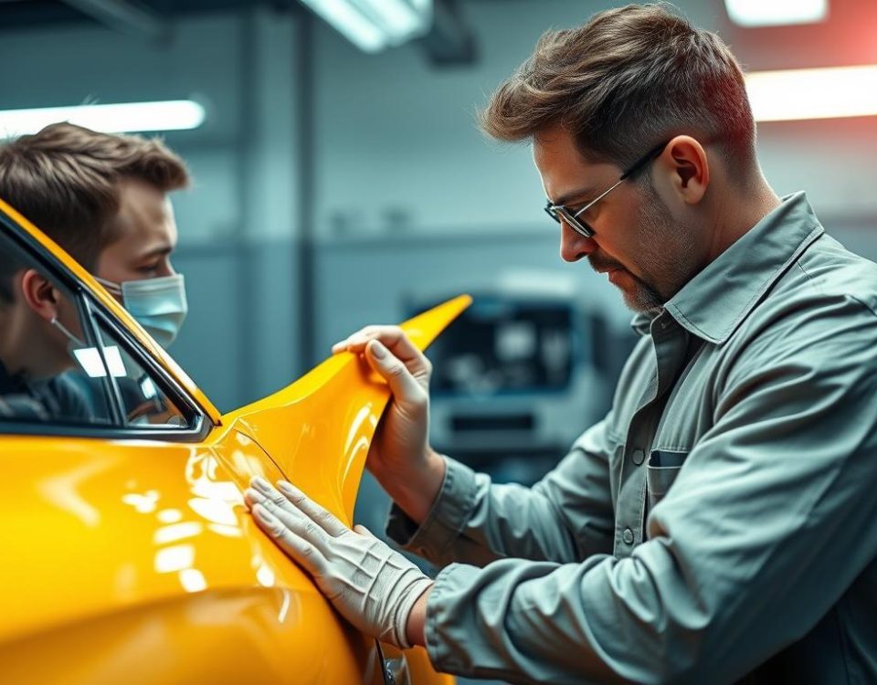 How auto body shops match paint