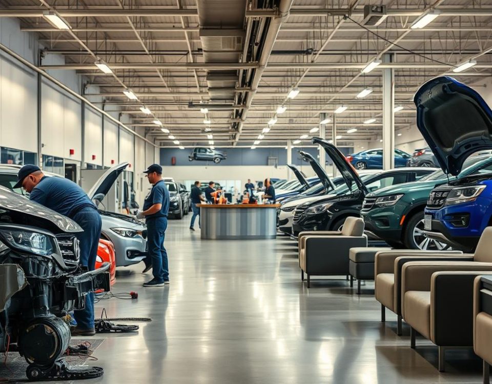 Choosing a collision center