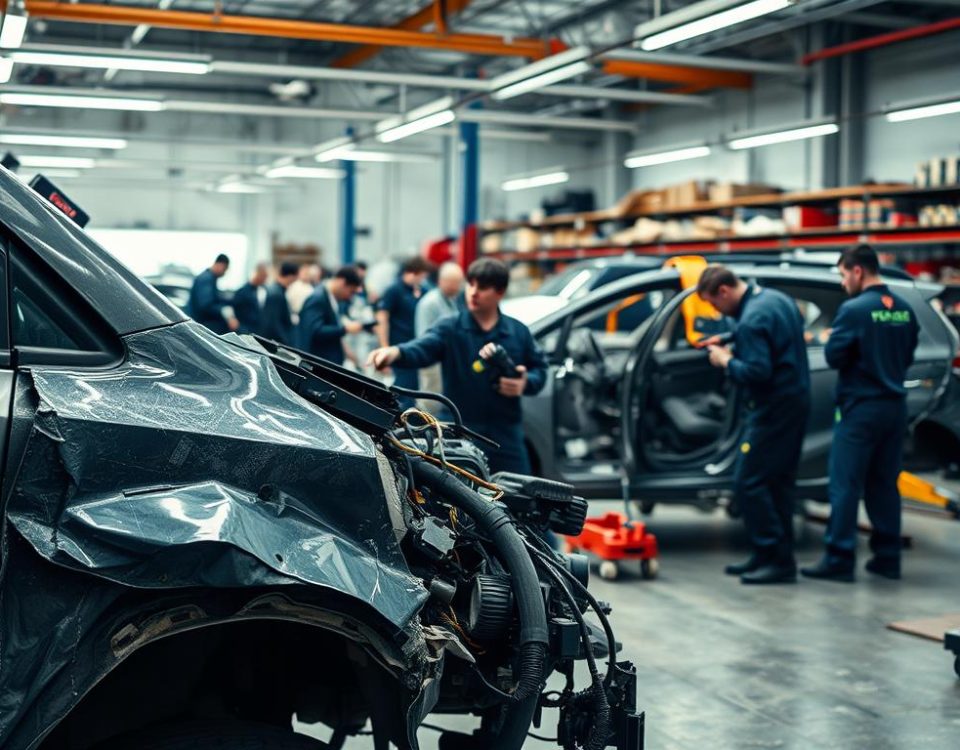 The collision repair process