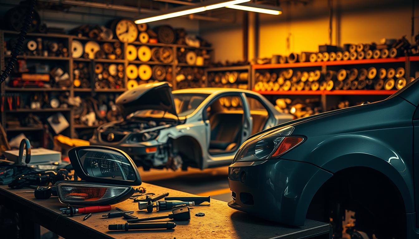 Car repair and parts replacements