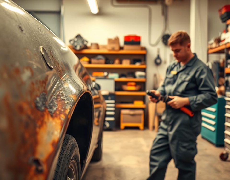 Collision repair and rust