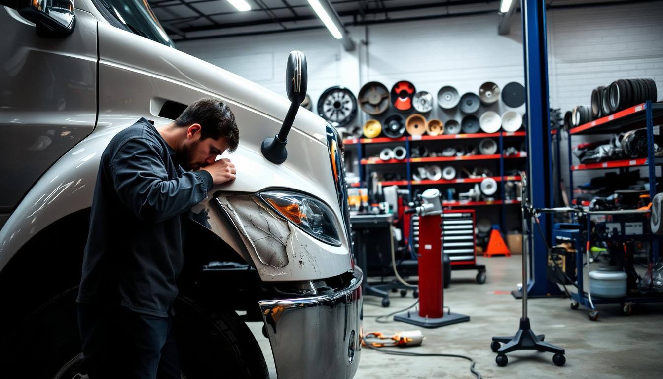 Collision repair for trucks