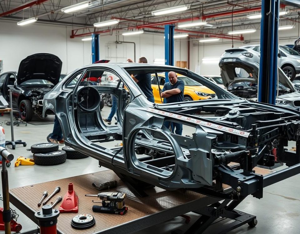 Frame straightening