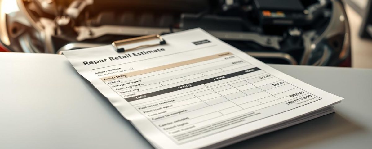 Getting a repair estimate