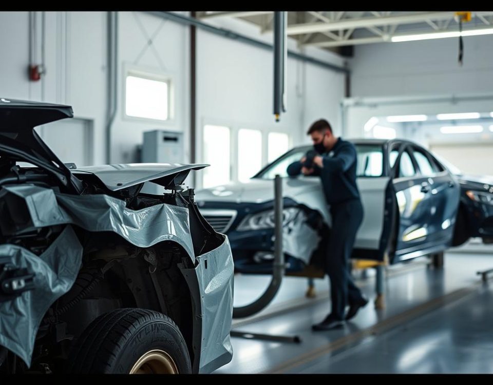 Collision repair timeline