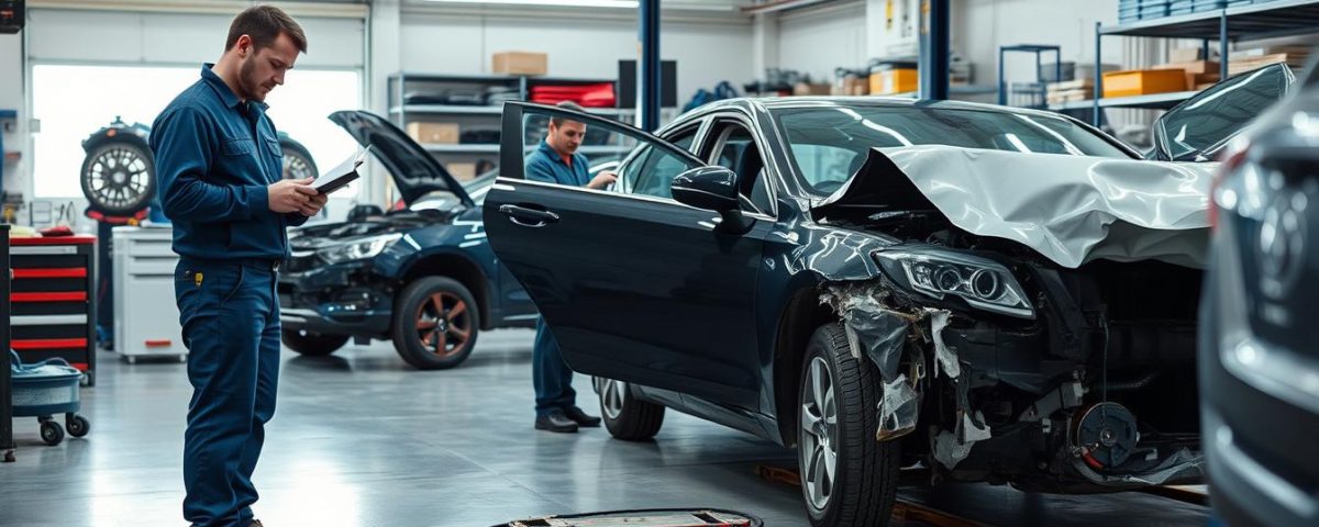 Insurance collision repair