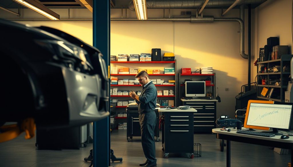 collision repair estimate process