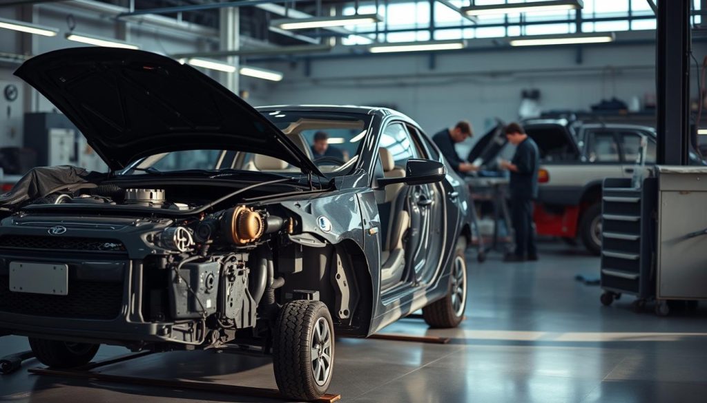 vehicle make and model repair duration