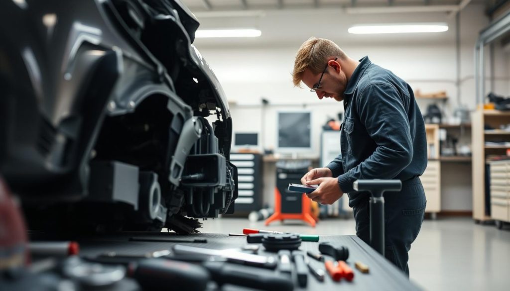 Auto collision inspection