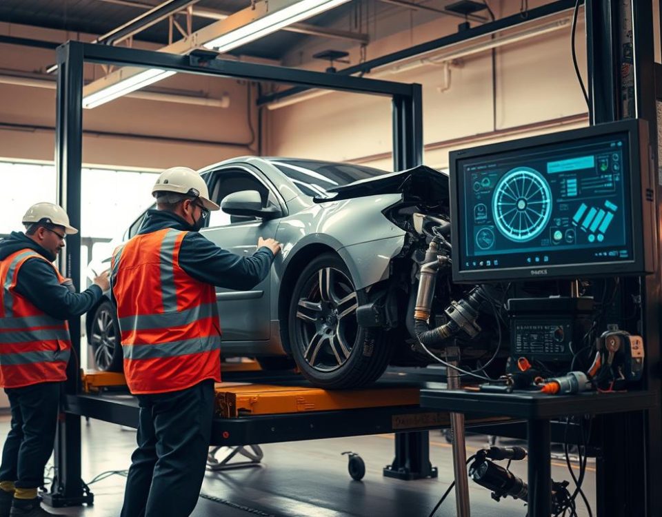 Auto collision inspection