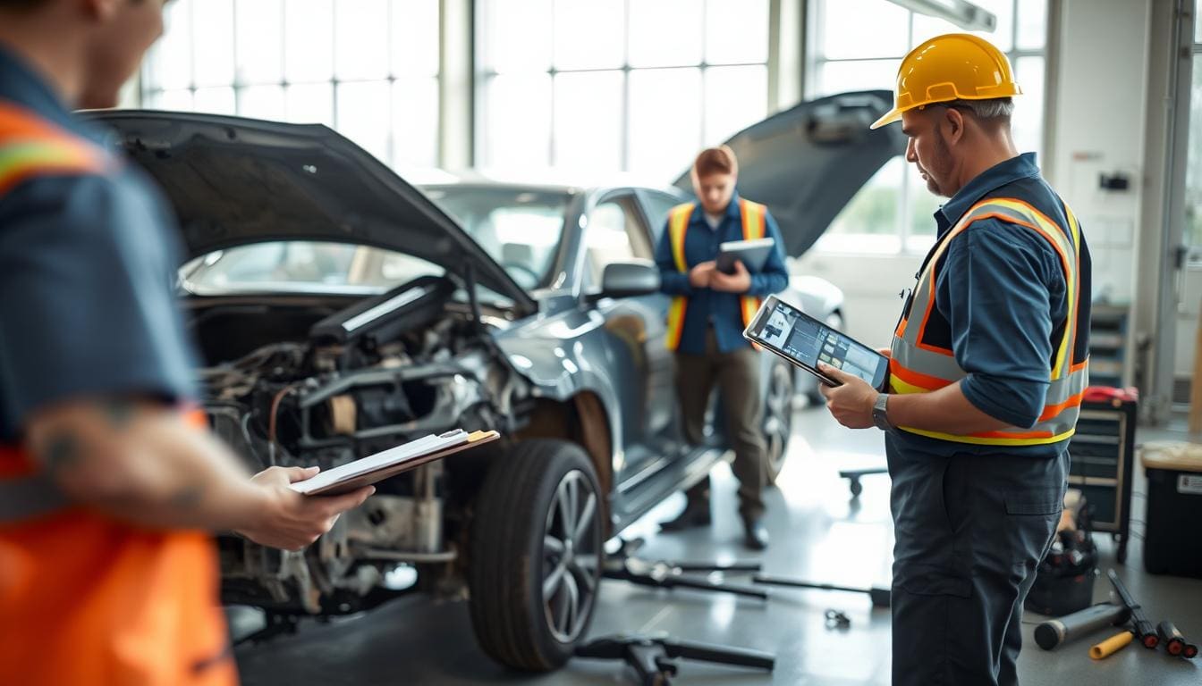 How Technicians Assess Vehicle Damage After a Crash | Miracle Body and ...